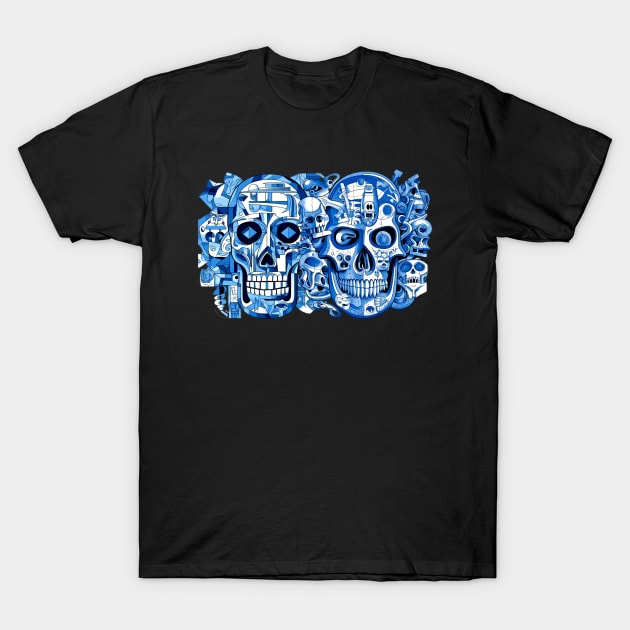 The Blue Enigma T-Shirt by kingkongmatsing